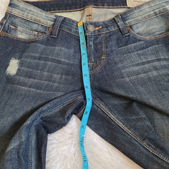 Free People Artisan De Luxe Patch Skinny Jeans 24 - Picture 10 of 10